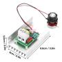 AC Motor Speed Controller 10000W 220V SCR Electric Voltage Regulator Dimmer Motor Speed Temperature Voltage Controller