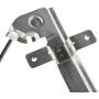 Rear Right Passenger Side Power Window Regulator with Motor Compatible with Jeep Grand Cherokee 1999-2000 (2 Pins Plug)