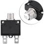 Thermal Overload Protector, AC 125/250V Push Reset Button Circuit Breaker Protector(15A)