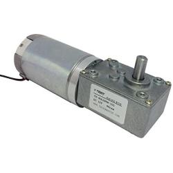 BEMONOC Small Electric 12 Volt Motor 80 RPM Dc Worm Geared Motor High Torque