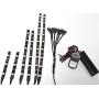 Kingshowstar 6PCS Multi-Color Wireless Remote Control Motorcycle Atmosphere Lamp RGB Motorcycle 5050 Led Strip Light Kit