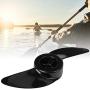 MAGT Boat Propellers, QP05014B 2 Blades Marine Motor Boat Propellers T34 Electric Propeller Blade(Black)