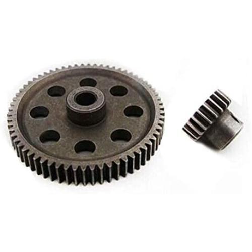 Vehicles-OCS 11184 Differential Main Gear 64T/ 11181 Motor Gear 21T for RC Occus 1 : 10th car Truck