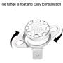 uxcell KSD301 Thermostat 250°C/482°F 10A Normally Closed N.C Adjust Snap Disc Temperature Switch 2pcs