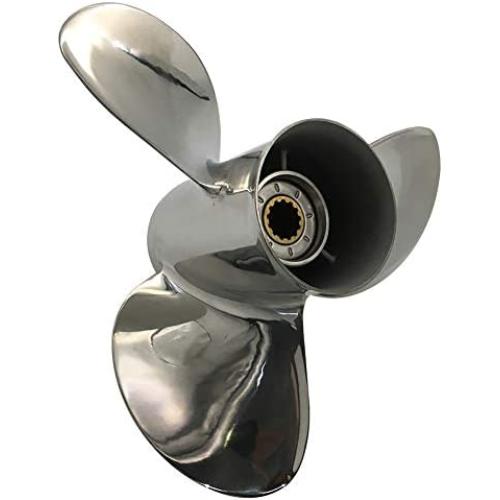 ARKDOZA Boat Propeller 11 1/8x13 Stainless Steel ss Fit for Honda Engine 3 Blades 13 Tooth 35/40/45/50/60HP RH OEM No:59133-ZV5-013AH 11.125x13