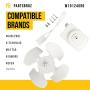Moteur Ventilateur Condenseur Lifetime W10124096 - Compatible Whirlpool Maytag Kenmore pour Réfrigérateurs Pièces - Remplace AP4318657 AH1957416 EA1957416 - Inclut Moteur, Pâille, Harnais de Câblage, Matériel Moteur Ventilateur Condenseur Lifetime W10124096 - Compatible Whirlpool Maytag Kenmore pour Réfrigérateurs Pièces - Remplace AP4318657 AH1957416 EA1957416 - Inclut Moteur, Pâille, Harnais de Câblage, Matériel