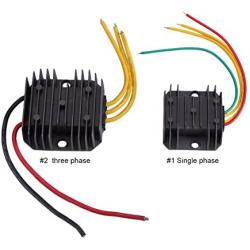 12V 300W Wind Turbine Generator Charging Controller Regulator Durable in Use Waterproof Wind Charge Controller in Use Single Phase/Three Phase(Single Phase)