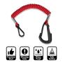 8M0092849 Engine Cutoff Switch Boat Kill Switch Set Ecos Stop Kill Kill Cord Lanyard Safety Tether Lanyard for Boat for Mercury Mercruiser Outboard Motor 3pcs Universal 36inch