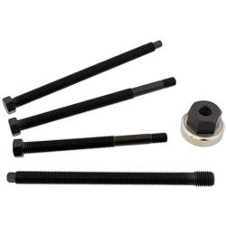 ABN Long Reach Harmonic Balancer Installer Kit – 5 Piece Harmonic Balancer Pulley Puller Set Damper Puller Kit