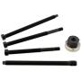 ABN Long Reach Harmonic Balancer Installer Kit – 5 Piece Harmonic Balancer Pulley Puller Set Damper Puller Kit
