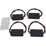 Brake Light Flasher Strobe Brake Light Strobe Tail Light Strobe Brake Flasher LED Flash Module Flash Strobe Controller for Motorcycles Cars Trucks Brake Light Tail Stop Light 12-30 V (4 Pieces)
