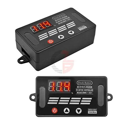 Contrôleur de Vitesse PWM Numérique 10A 8V-55V pour Moteur DC avec Commutateur de Contrôle de Vitesse et Fonction Mémoire Contrôleur de Vitesse PWM Numérique 10A 8V-55V pour Moteur DC avec Commutateur de Contrôle de Vitesse et Fonction Mémoire