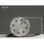 Alfa Wheels Electric Motor 48 Volt DC 1000 Watt with Base for Scooter Bike Go-Kart Mini Bikes Model Numbers MY1020 ZY1020G Reversible with 11 Teeth Sprocket #25 Chain 6.35 Pitch