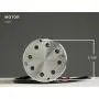 Alfa Wheels Electric Motor 48 Volt DC 1000 Watt with Base for Scooter Bike Go-Kart Mini Bikes Model Numbers MY1020 ZY1020G Reversible with 11 Teeth Sprocket #25 Chain 6.35 Pitch