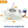 WR60X23584 Evaporator Fan Motor Replacement Compatible with G.E, and Hotp-oint Refrigerator Replaces WR60X10141 WR60X10346 WR60X10138 UDQR002GLL by Fetechmate