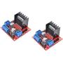 L298N Dual H Bridge PWM Stepper Motor Drive Controller Board Module (Pack of 2)