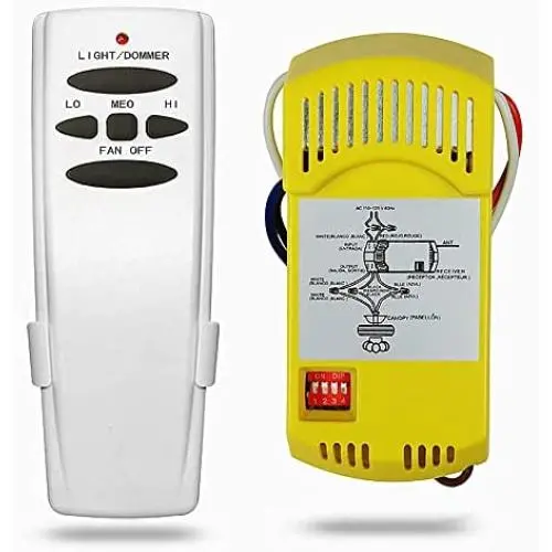Corebay Ceiling Fan Remote Control & Receiver Complete Kit HD5+FAN18R Replace Hampton Bay/Harbor Breeze/Hunter/Westinghouse LED Corebay Ceiling Fan Remote Control & Receiver Complete Kit HD5+FAN18R Replace Hampton Bay/Harbor Breeze/Hunter/Westinghouse LED