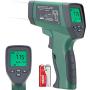 INKBIRDPLUS Temperature Gun Infrared Thermometer for Cooking, Digital Laser Thermometer Gun for Pizza Oven and Reptiles with Backlight, -58°F~1382°F, 16:1 Distance spot Ratio, Adjustable Emissivity