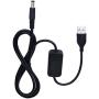 SinLoon 3.28ft USB 5V to DC 12V Converter Step Up Voltage Converter Power Cable,for Camera, Desk lamp, Speakers, Blue Tooth Headset, and Other 5V Devices.(5.5 x 2.1mm)