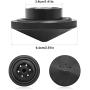 Saihisday Eliminator Prop Nut Weedless Trolling Motor Prop Nut GFEL-MKS-BK-DP Replacement for MinnKota 35-70 lb Models(Black)