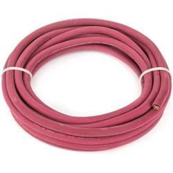 EWCS 2 Gauge Premium Extra Flexible Welding Cable 600 VOLT - Red - 20 Feet - Made in the USA