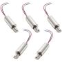 Augiimor 5PCS Micro Coreless Vibration Motor DC 1.5-3.7V 13000RPM Vibration Micro Coreless Brushed Motors 7x16mm Electric Motors with Eccentric Wheel