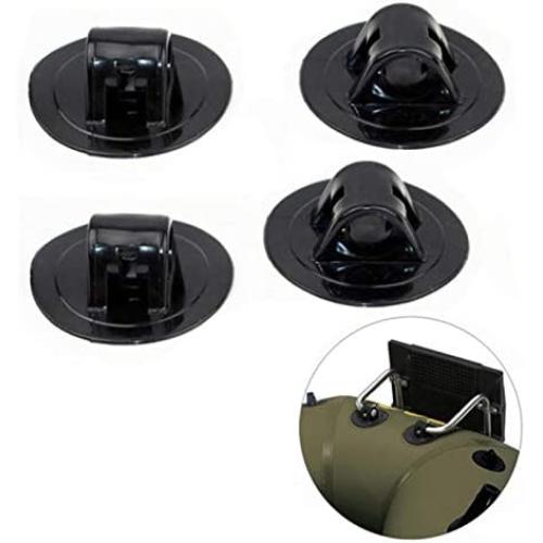 PURATEN Kayak Engine Bracket, 4pcs Motor Stand Holder for Boat Fishing Canoe Inflatable Boat Engine Mount Grommet