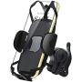 Bike & Motorcycle Phone Mount,Bike Phone Holder with Non-Slip Silicone Cushion Adjustable Stable 360°Rotation Compatible for iPhone 12 / 11 Pro Max / X / XS, Galaxy S10 and 4.7