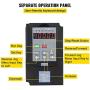 VEVOR VFD 3KW,Variable Frequency Drive 27.5A,CNC VFD Motor Drive Inverter Converter 110V,for Spindle Motor Speed Control (1 Phase Input, 3 Phase Output)