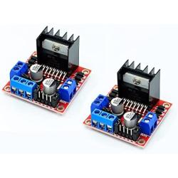 WWZMDiB 2pcs L298N（Original Chip） Motor Drive Controller Board Module Dual H Bridge DC Stepper for Arduino Smart Car Power UNO MEGA R3 Mega 2560