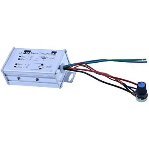 JIUWU PWM DC 12V 24V 60V 20A Motor Speed Control Driver Board Variable Volt Regulator Governor