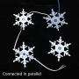 Treedix LED Snowflake Christmas Xmas Light Touch Control 11 Flashing Mode Compatible with Arduino UNO Projects（36 Led Lights））