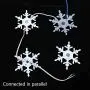 Treedix LED Snowflake Christmas Xmas Light Touch Control 11 Flashing Mode Compatible with Arduino UNO Projects（36 Led Lights））