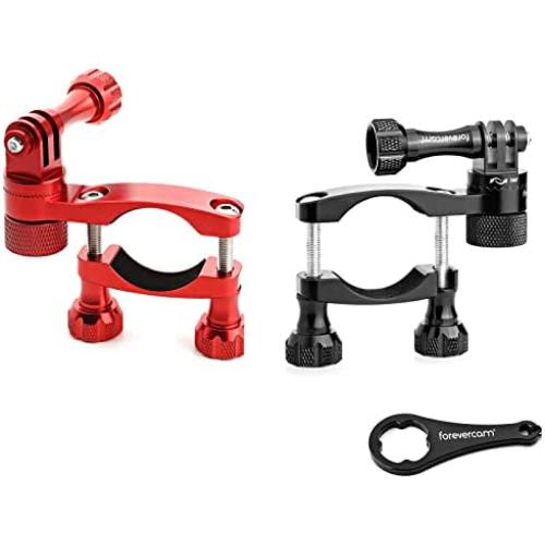 Forevercam Handlebar Mount for Gopro Aluminum Large Tube /Roll Bar / Motorcycle Bicycle Bike Handlebar/ Seat Post/ Ski Pole Mount gopro Buckle Mount