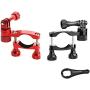 Forevercam Handlebar Mount for Gopro Aluminum Large Tube /Roll Bar / Motorcycle Bicycle Bike Handlebar/ Seat Post/ Ski Pole Mount gopro Buckle Mount
