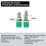 CenryKay DC Motor Driver Board Module 6V 12V 24V 28V 3A 80W DC Motor Speed Controller PWM Speed Adjustable Reversible Switch（2PCS)