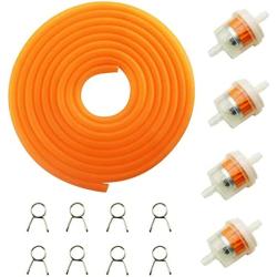 PRO BAT 9.85-Foot Length Stretchy 0.2 I.D. Fuel Line+8pcs 0.35
