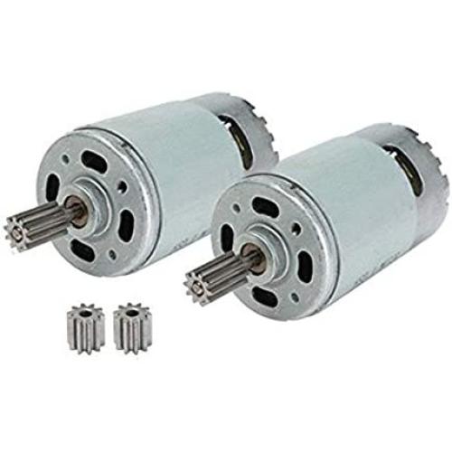 jiaruixin 2 Pcs Universal 550 30000RPM Electric Motor RS550 12V Motor Drive Engine Accessory for RC Car Children Ride on Toys Replacement Parts