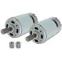 jiaruixin 2 Pcs Universal 550 30000RPM Electric Motor RS550 12V Motor Drive Engine Accessory for RC Car Children Ride on Toys Replacement Parts