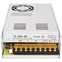 STEPPERONLINE Switching Power Supply 350W 60V 5.9A for CNC Router Kits 115V/230V S-350-60