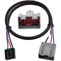 RED WOLF Trailer Brake Control Wiring Harness Adapter Connector for 2009-2019 Ford F-150/Flex/Lincoln, 2019-2021 Bronco Fit Brake Controller to Towing Hitch Trailer Motorhome