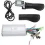 Contrôleur de moteur sans balais 36V/48V 1000W avec papillon à demi-tour & combo, Jeu de contrôleur 124DX LCD et papillon 2 en 1 pour trottinettes et vélos électriques. Contrôleur de moteur sans balais 36V/48V 1000W avec papillon à demi-tour & combo, Jeu de contrôleur 124DX LCD et papillon 2 en 1 pour trottinettes et vélos électriques.