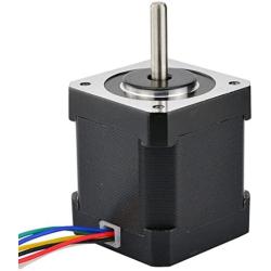 STEPPERONLINE Nema 17 Unipolar Stepper 1.8deg 12v 0.4A 32Ncm/45.3oz.in 42x42x48mm 6-wires DIY