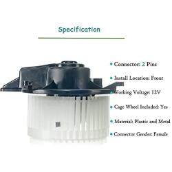 A/C Heater Blower Motor Assembly for Dodge Durango Grand Caravan Jeep Grand Cherokee