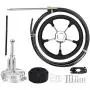 Kit de direction pour hors-bord 14ft avec câble de direction rotatif mécanique, turbine et volant de direction en mousse de luxe. Kit de direction pour hors-bord 14ft avec câble de direction rotatif mécanique, turbine et volant de direction en mousse de luxe.