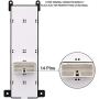 AiYiGu Power Main Window Switch Master Control Compatible with 2009 2010 Hyundai Sonata Door Lock Button Controller Front Left Driver Side Replacement OEM 93570-3K600 935703K600 641-51097L
