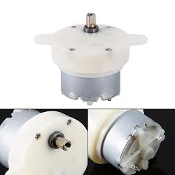 Mini 12V 3 RPM Micro Gear Box Electric Motor,4mm Shaft Diameter High Torque DC Motor,Slow Speed Electric Motor for Mobile Phone Display;Handicraft Display; Jewelry Display; Gift Display