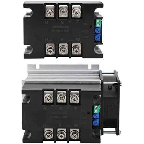Motor Soft Start Controller, Mounts & Accessories Controls Board, 3-Phase Electrical TSR-40WA-R1 4KW AC Motor Regulator for Conveyors/Compressors [14.50 * 10.50 * 14.50]