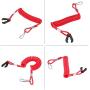 Boat Engine Motor Kill Stop Switch, Outboard Engine Ignition Emergency Kill Stop Switch Key Lanyard Rope Clip (for All Series)