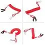 Boat Engine Motor Kill Stop Switch, Outboard Engine Ignition Emergency Kill Stop Switch Key Lanyard Rope Clip (for All Series)
